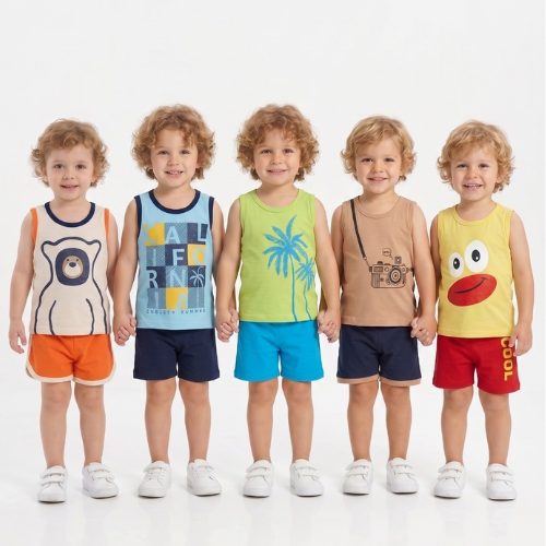 Sleeveless t shirt with shorts (259)